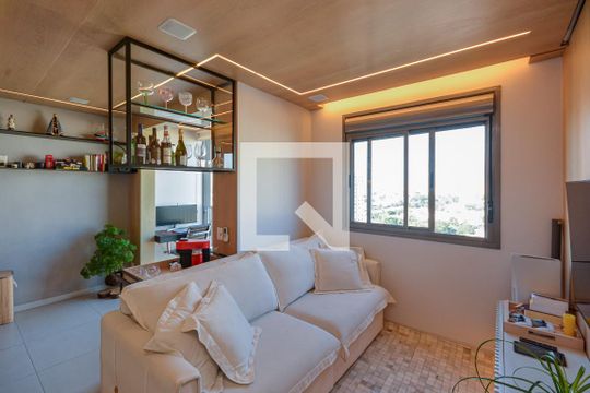 Sala 2 de apartamento à venda com 2 quartos, 46m² em Jardim Marajoara, São Paulo