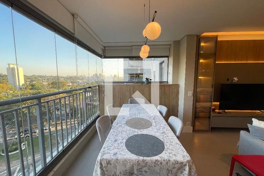 Varanda da Sala de apartamento para alugar com 2 quartos, 72m² em Butantã, São Paulo