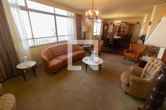 Sala de Estar de apartamento à venda com 4 quartos, 571m² em Bosque, Campinas