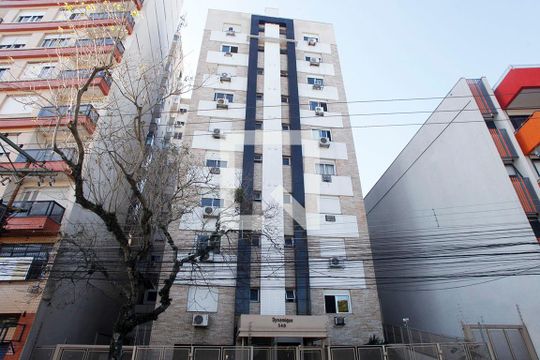 Fachada de apartamento à venda com 2 quartos, 58m² em Bom Fim, Porto Alegre