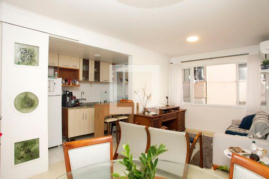 Sala de apartamento à venda com 2 quartos, 58m² em Bom Fim, Porto Alegre