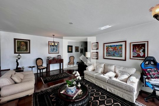 Sala 1 de apartamento para alugar com 3 quartos, 210m² em Santo Amaro, São Paulo