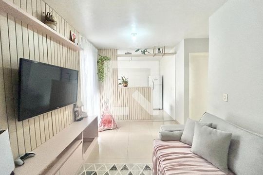 Sala de apartamento à venda com 2 quartos, 43m² em Rondônia, Novo Hamburgo