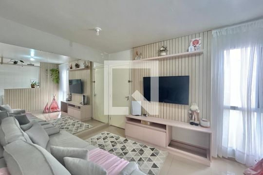 Sala de apartamento à venda com 2 quartos, 43m² em Rondônia, Novo Hamburgo