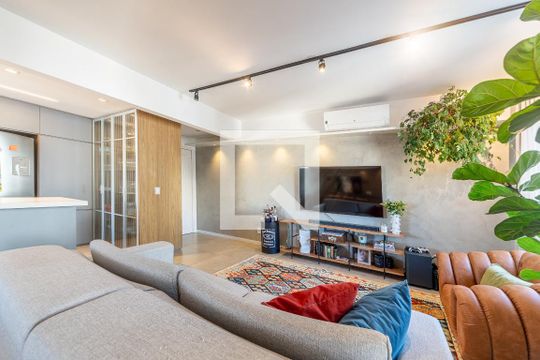 Sala de apartamento para alugar com 3 quartos, 121m² em Petrópolis, Porto Alegre