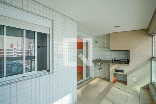 Varanda Gourmet de apartamento para alugar com 3 quartos, 123m² em Santa Paula, São Caetano do Sul