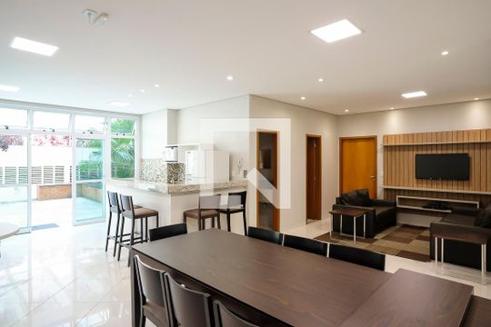 Área comum - Salão de festas de apartamento para alugar com 3 quartos, 123m² em Santa Paula, São Caetano do Sul