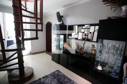 Hall da Escada de casa de condomínio à venda com 3 quartos, 380m² em Taquara, Rio de Janeiro
