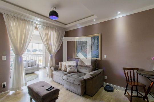 Sala de apartamento à venda com 2 quartos, 62m² em Vila Augusta, Guarulhos