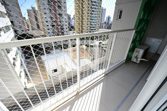 Varanda de apartamento para alugar com 2 quartos, 58m² em Setor Bela Vista, Goiânia