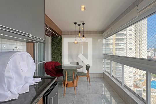 Varanda gourmet de apartamento para alugar com 2 quartos, 95m² em Vila Belmiro, Santos