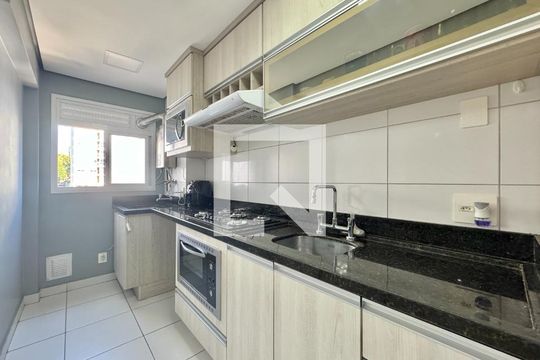 Cozinha e Área de Serviço de apartamento à venda com 2 quartos, 65m² em Centro, Canoas