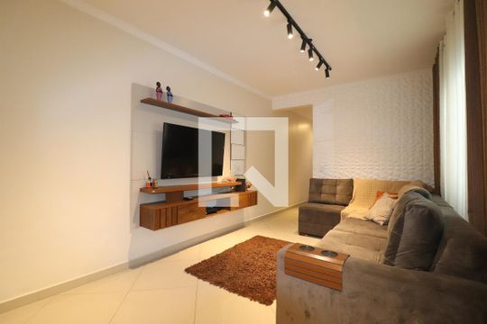 Sala de apartamento à venda com 3 quartos, 160m² em Vila Humaita, Santo André