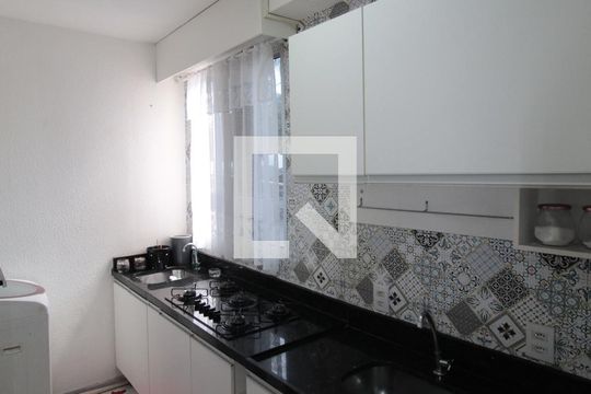 Cozinha e Área de Serviço de apartamento à venda com 2 quartos, 43m² em Trevo, Belo Horizonte