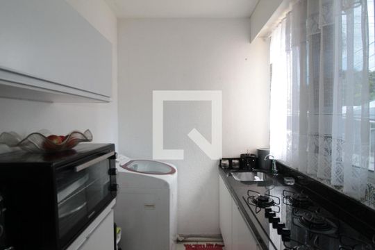 Cozinha e Área de Serviço de apartamento à venda com 2 quartos, 43m² em Trevo, Belo Horizonte