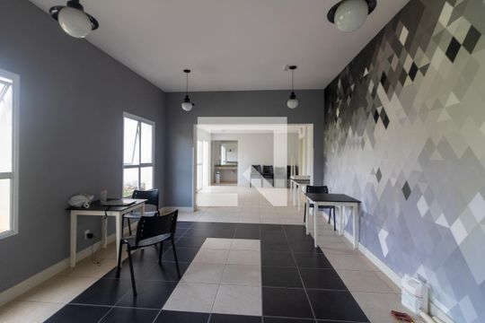 Área comum - Salão de festas de apartamento à venda com 3 quartos, 60m² em Jardim Jamaica, Santo André