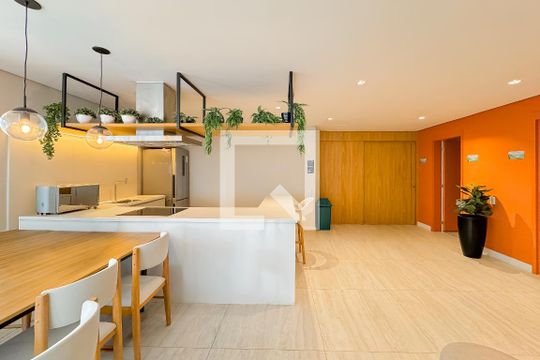 Área comum de apartamento à venda com 2 quartos, 56m² em Vila Dom Pedro I, São Paulo