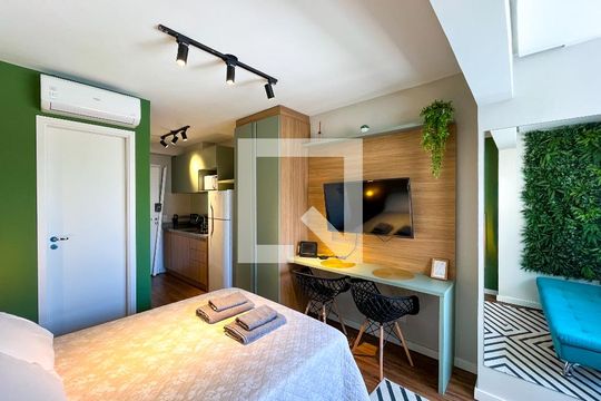 Studio de apartamento para alugar com 1 quarto, 28m² em Barra Funda, São Paulo
