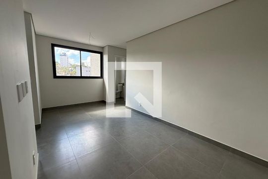 Sala/Cozinha de apartamento à venda com 2 quartos, 52m² em União, Belo Horizonte