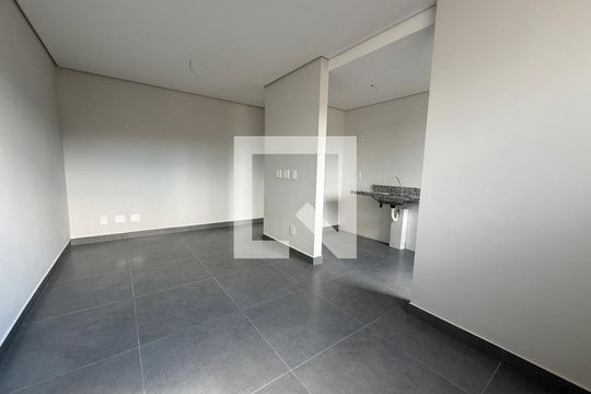Sala/Cozinha de apartamento à venda com 2 quartos, 52m² em União, Belo Horizonte