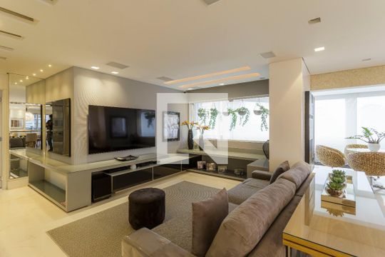 Sala de apartamento à venda com 3 quartos, 247m² em Jardim Luzitania, São Paulo
