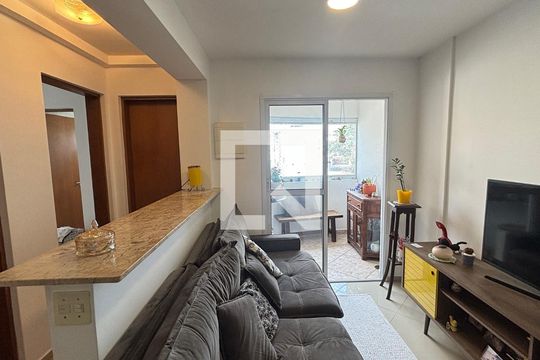 Sala de apartamento à venda com 2 quartos, 53m² em Vila Alpina, Santo André