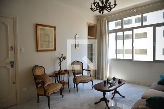 Sala de apartamento para alugar com 2 quartos, 94m² em Centro, Santo André
