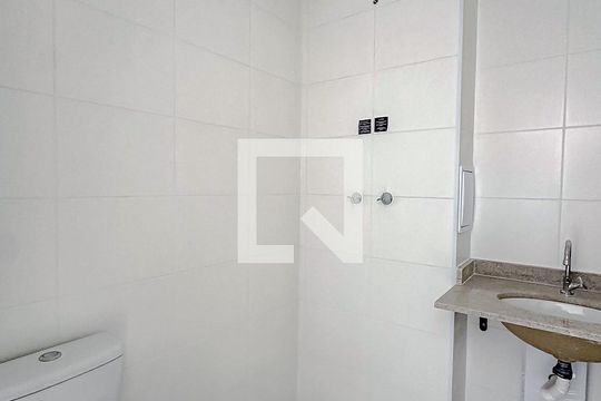 Banheiro de kitnet/studio à venda com 1 quarto, 25m² em Alto da Mooca, São Paulo