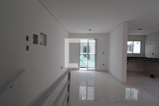 Sala de casa de condomínio à venda com 3 quartos, 127m² em Vila Metalúrgica, Santo André