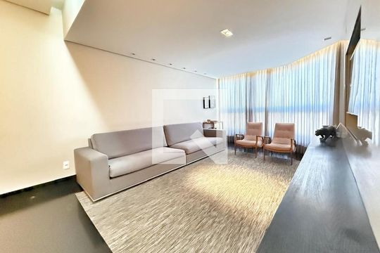 Sala de apartamento à venda com 3 quartos, 110m² em Buritis, Belo Horizonte