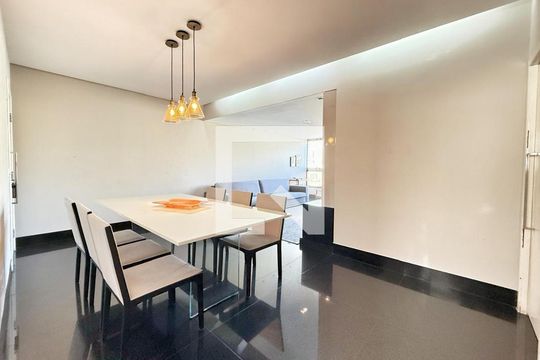 Sala de apartamento à venda com 3 quartos, 110m² em Buritis, Belo Horizonte