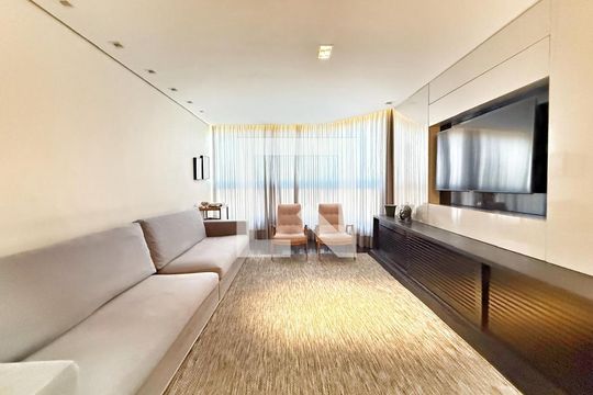 Sala de apartamento à venda com 3 quartos, 110m² em Buritis, Belo Horizonte