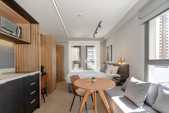 Studio de kitnet/studio à venda com 1 quarto, 29m² em Campo Belo, São Paulo