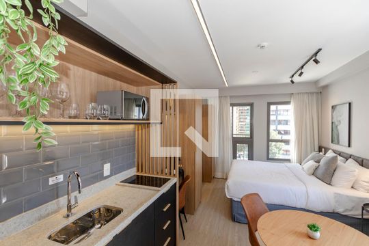 Studio de kitnet/studio à venda com 1 quarto, 29m² em Campo Belo, São Paulo