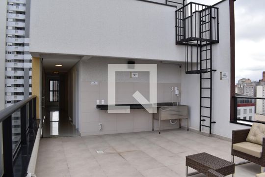 Área comum - Pet de kitnet/studio para alugar com 1 quarto, 24m² em Centro, Curitiba