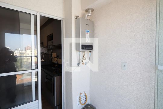 Varanda da Sala de apartamento para alugar com 2 quartos, 32m² em Jardim Monte Kemel, São Paulo