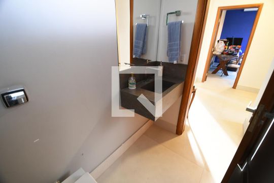 Lavabo de casa de condomínio à venda com 3 quartos, 364m² em Alphaville Dom Pedro, Campinas