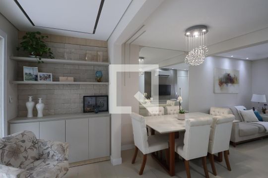 Sala de casa de condomínio à venda com 3 quartos, 120m² em Fátima, Canoas
