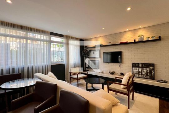 Lounge de apartamento à venda com 1 quarto, 60m² em Pinheiros, São Paulo