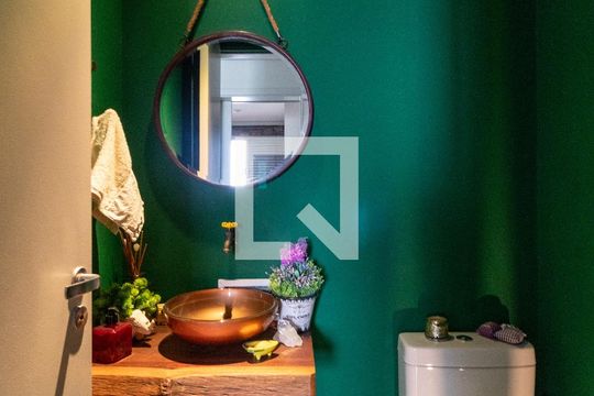 Lavabo de apartamento para alugar com 1 quarto, 56m² em Bom Retiro, São Paulo