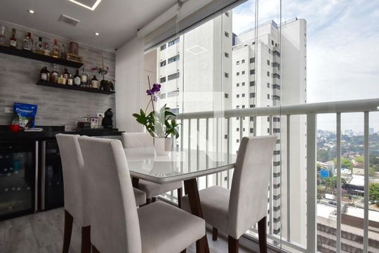 Varanda de apartamento para alugar com 1 quarto, 45m² em Fazenda Morumbi, São Paulo