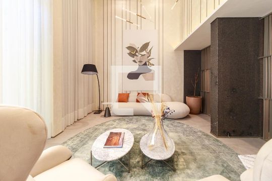 Área comum de apartamento para alugar com 1 quarto, 33m² em Campo Belo, São Paulo