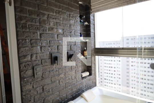 Banheiro da Suíte de apartamento à venda com 2 quartos, 140m² em Usina Piratininga, São Paulo