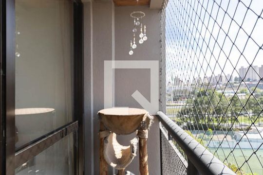 Varanda da Sala de apartamento à venda com 3 quartos, 63m² em Vila Arapua, São Paulo