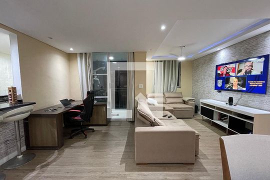 Sala de apartamento à venda com 2 quartos, 65m² em Rio Pequeno, São Paulo