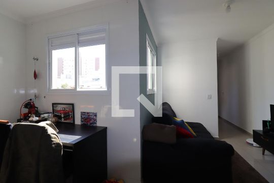 Sala de apartamento à venda com 2 quartos, 100m² em Vila Curuçá, Santo André