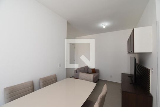 Sala de apartamento para alugar com 2 quartos, 59m² em Colônia Rio Grande, São José dos Pinhais