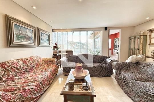 Sala 2 de apartamento à venda com 4 quartos, 200m² em Santo Antônio, Belo Horizonte