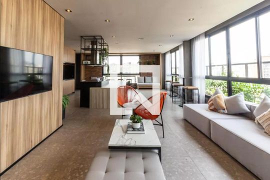 Área comum de kitnet/studio para alugar com 1 quarto, 26m² em Vila Buarque, São Paulo