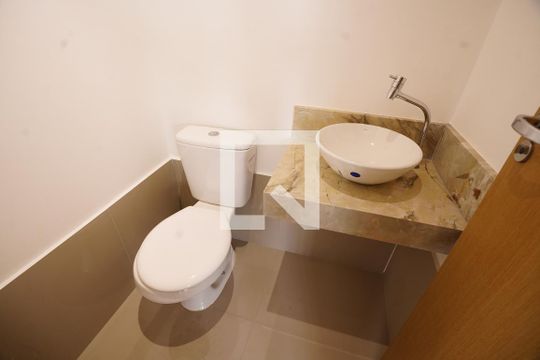 Lavabo da Sala/Cozinha de apartamento à venda com 2 quartos, 61m² em Setor Marista, Goiânia
